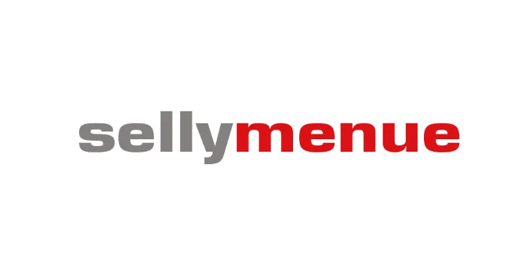 Logo sellymenue auf weißen Hintergrund